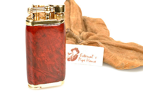 Corona Pfeifenfeuerzeug Old Boy Goldplatet Briar smooth Corona Pfeifenfeuerzeug Old Boy Goldplatet Briar smooth